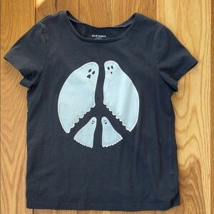 Old Navy Girl’s Ghost Peace Sign Graphic Tee